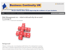Tablet Screenshot of businesscontinuityuk.net